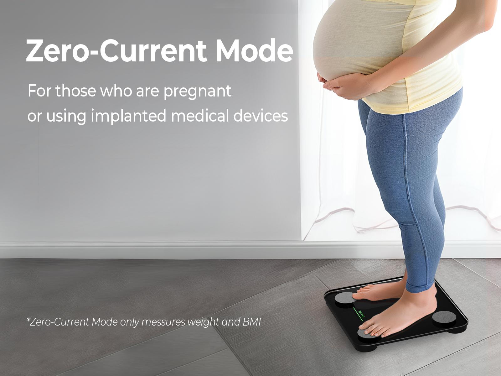 OVUTEK Smart Scale for Body Weight, Black, Digital Bathroom Scale BMI Weighing Body Fat Scale, Accurate Body Composition Scale Monitor for People's Health with Smartphone App, Compact Size, 400lb