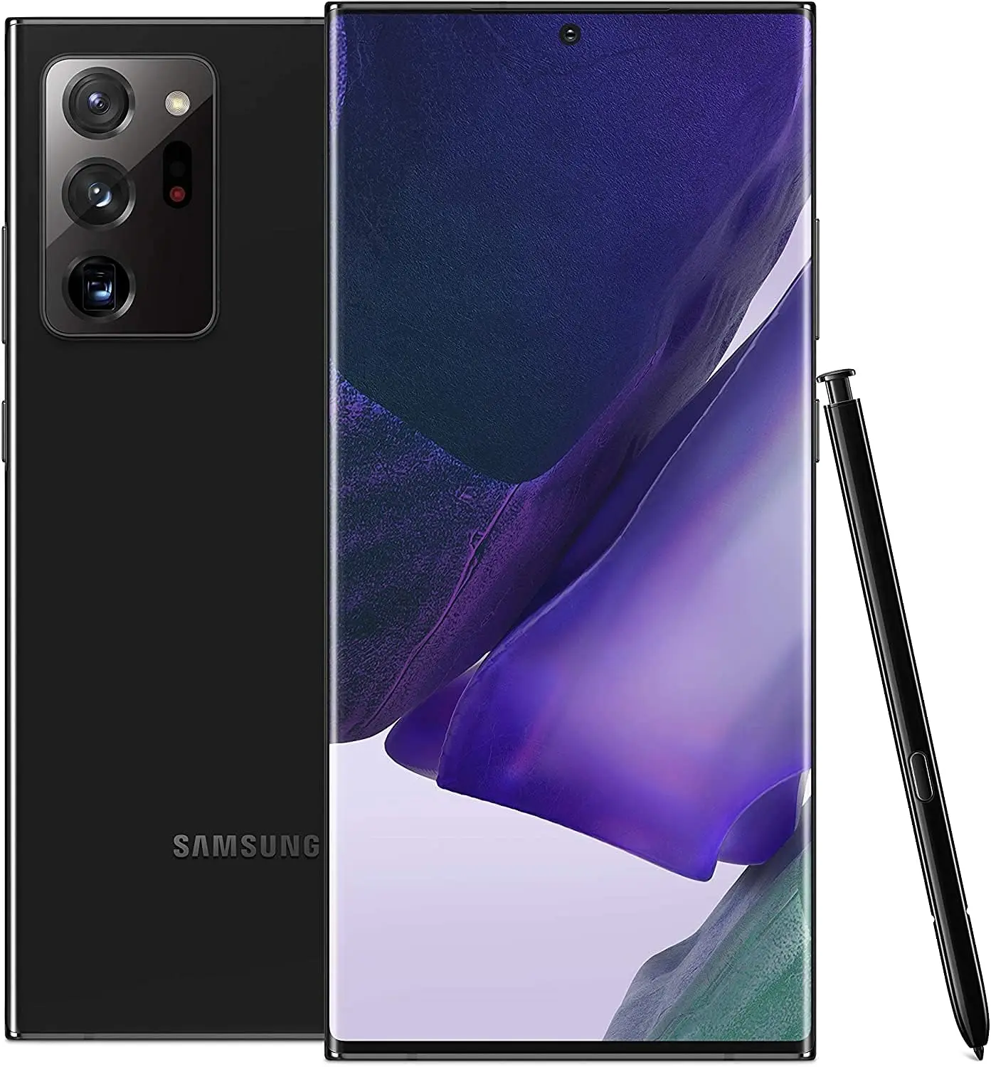 REFURBISHED Samsung Galaxy Note 20 Ultra 5G Unlocked Premium Cellphone - Android Mobile Device, AMOLED 120Hz Large Display, 128GB Mystic Black, High-Quality Digital Camera & Lens, Includes Charging Cable