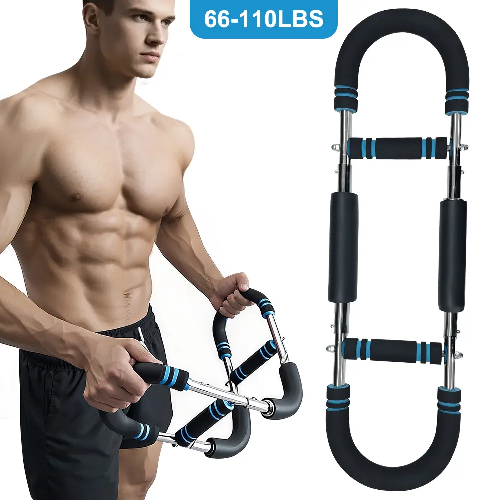 Relifesports Adjustable Chest and Arm Trainer - Strength Training Equipment, Detachable Portable Spring Resistance PU Leather Hand Strengthener, Tricep Press Machine for Men, At Home Gym Equipment, Chest Workouts, Legs, Exercise Equipment tiktokshopbackto