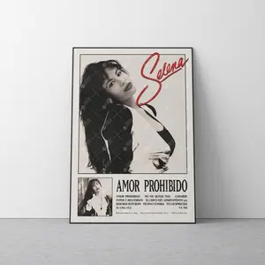 Selena Poster | Vintage Tejano Music Wall Art