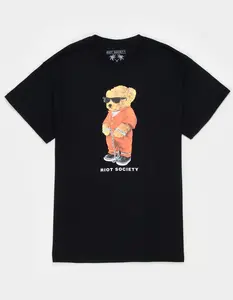 RIOT SOCIETY County Teddy Bear Mens Tee