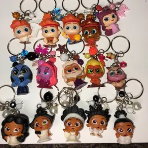 strong mythical man characters doorables keychains