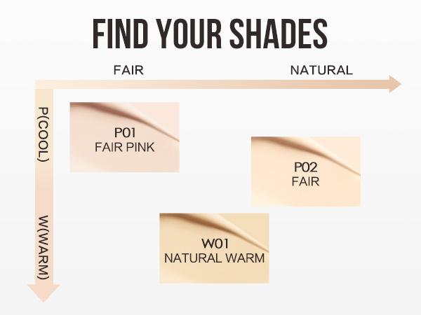 CARSLAN Lasting Air Cushion Cream Face Foundation Makeup, Lightweight, Medium to Full Coverage, Semi-Matte, Long-Lasting Oil Control/Moisturizing Finish Foundation (Refill Included)