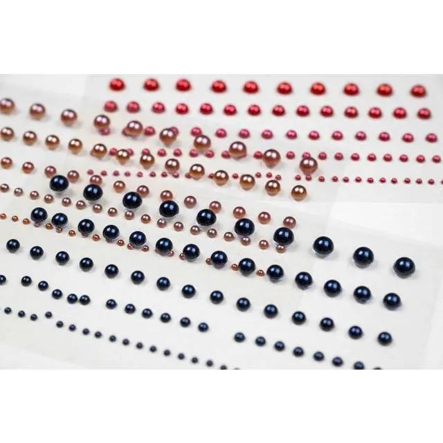 CoraCreaCrafts Pearl Stickers - Original Design with Unique Pearl Accents