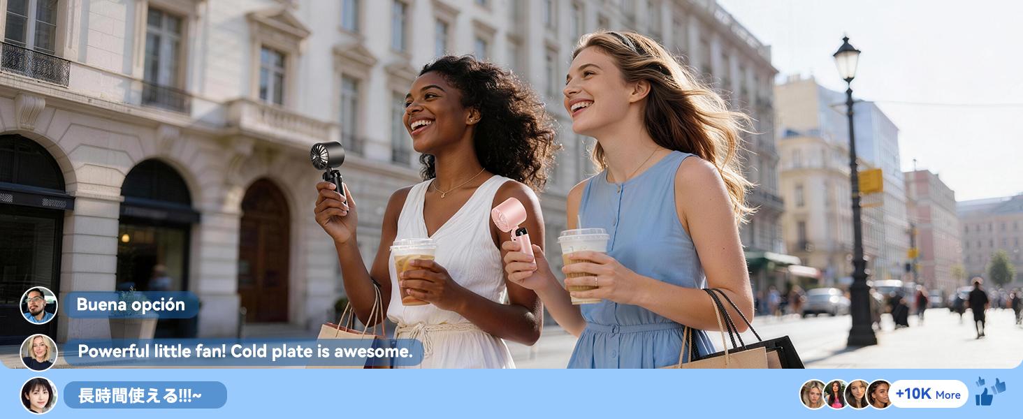 KIMMOO 4-in-1 portable refrigeration handheld turbo fan with 200 speed settings, 21,000 revolutions per minute, 12hour cooling, digital display, 120° rotation, USB charging, mini handheld personal fan.Suitable for travel, indoor use, and office desk usage KIMMOO 4-in-1 portable refrigeration handheld turbo fan with 200 speed settings, 21,000 revolutions per minute, 12hour cooling, digital display, 120° rotation, USB charging, mini handheld personal fan.Suitable for travel, indoor use, and office desk usage