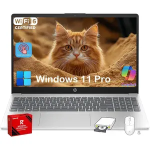 HP 15.6 Touchscreen Laptop Computer for Business & Student, Intel 13th Gen Core i3(Up to 4.5GHz), HD Touch Display, up to 64GB RAM,up to 2TB SSD, AI Copilot, Win 11 Pro