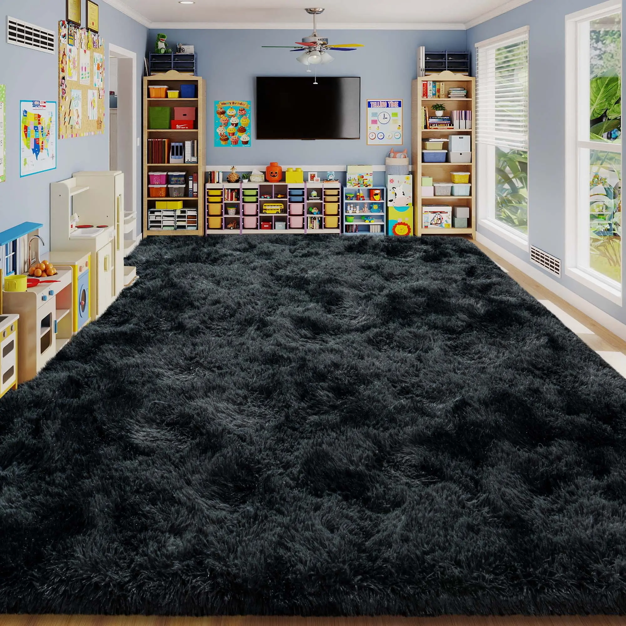 【Back to School】【Moving Season】EIKIONE Value Rug Non-toxic Soft Wear-resistant Non-slip Waterproof Stain-wrinkle-free Classic Simple Style Fits Any Decor US Fast Shipping Affordable 30-day Guarantee