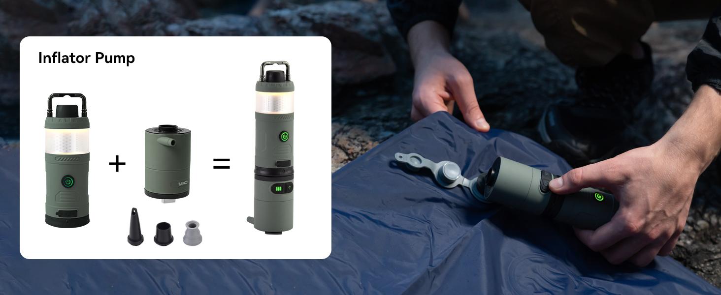 TAKOO Camperkit, Multiple Modular Rechargeable Camping Lantern, Waterprooffor Outdoors, Hiking and Any Emergency
