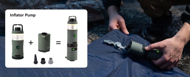 TAKOO Camperkit, Multiple Modular Rechargeable Camping Lantern, Waterprooffor Outdoors, Hiking and Any Emergency