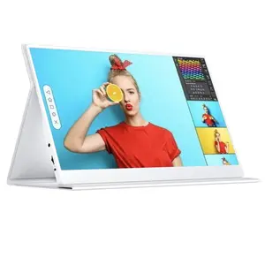 UPERFECT 15.6'' FHD 1080P Portable Monitor IPS Display with Adaptive Sync, Low Blue Light Anti-Glare, Magnetic Smart Cover Kickstand, Dual USB-C HDMI Plug & Play for Laptop MacBook PS5 Xbox  Ideal for Remote Work Gaming Travel Digital Nomad monitor fre