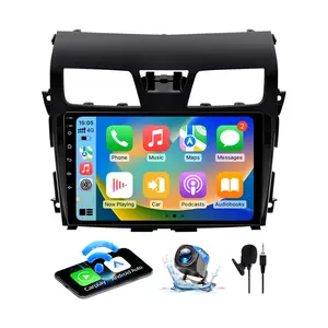 Binize Android 13 Car Radio Stereo for Nissan Altima 2013 2014 2015, 10.1inch Touch Screen with Carplay Android Auto, MirrorLink, Backup Camera, GPS, Bluetooth, FM, SWC, 2G+64G
