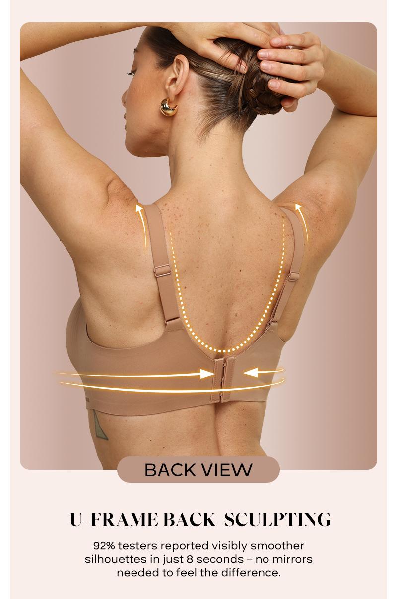 COMFELIE Plus size 4XL Wireless Bra,No Underwire with Support Seamless Bra Underwear EB001