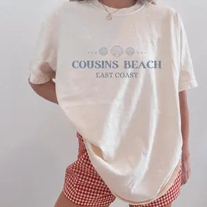 Comfort Color Cousins Beach Shirt, Vintage Beach T-Shirt, Trendy Coastal Tee, East Coast Beach Shirt, Summer Vibes Shirt, Salty Shirt, Beach Trip Outfit