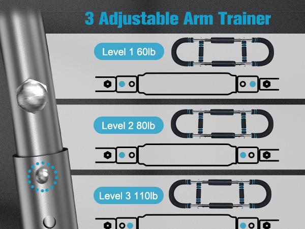 Relifesports Twister Arm Trainer - Adjustable Spring Resistance Chest & Shoulder Workout Equipment for Men, Portable Home Fitness Gear