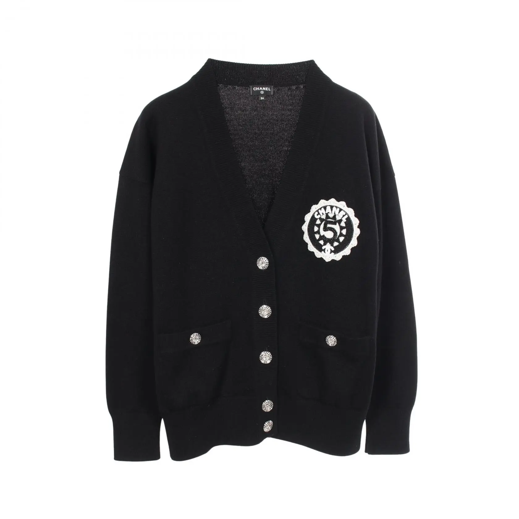Pre-owned CHANEL Cashmere Small Leather Goods Cardigan