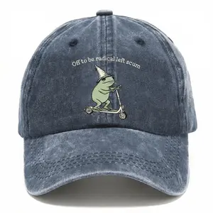 Political Radical Left Washed Hat, Protest Fuck Ice FDT Cap, Resistance Rally Democrat Hat