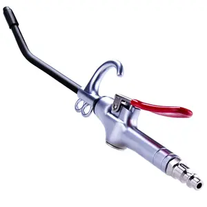 Kaitnax High Pressure Air Blow Gun, Extension Long Air Nozzle Blow Gun with Rubber Grip & Quick Plug, Heavy Duty Industrial Air Blow Gun Pneumatic Tool for Air Compressor