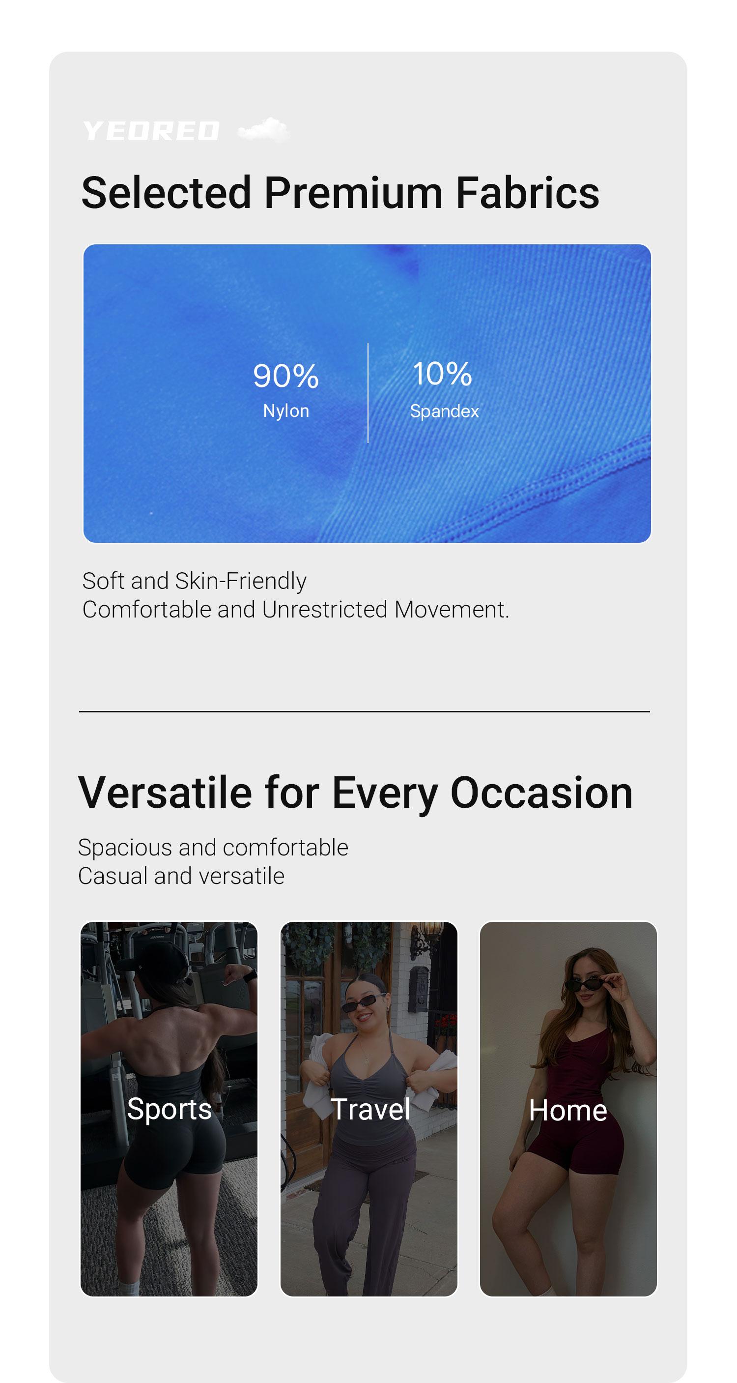 YEOREO SoftHue Impact Longline Strappy Top Women's Halter Workout Tank Tops Backless Gym Longline with Adjustable Strap SpringStatements