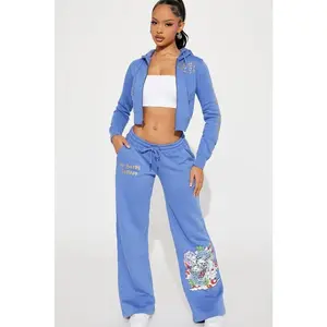 Ed Hardy Lotus Love Pant - Blue J