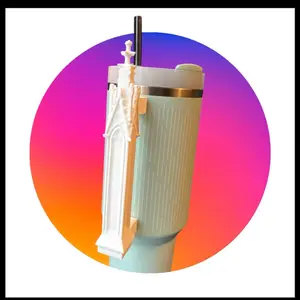 Gothic Tower Handle for 40oz Stanley Tumbler - Stylish Gothic Design, Perfect Fit, Durable Material, Easy Installation, Ideal for Upgrade - Drinkware