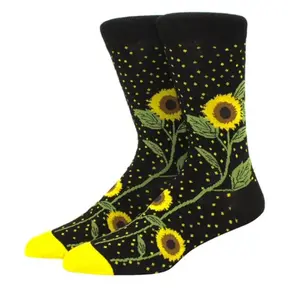 Sunflower Socks from the Sock Panda (Adult Large - Men's Shoe Sizes 8-12)