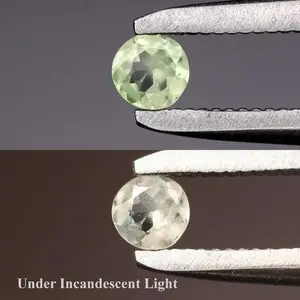 0.11ct ETW Green Alexandrite – Round Cut