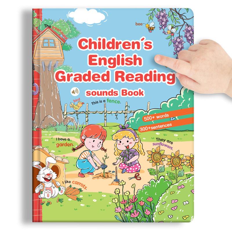 Children’s English Graded Reading Sound Toy | 38 Topics · 500+ Words · 300+ Sentences | Interactive, Screen-Free Language Learning Toy for Kids