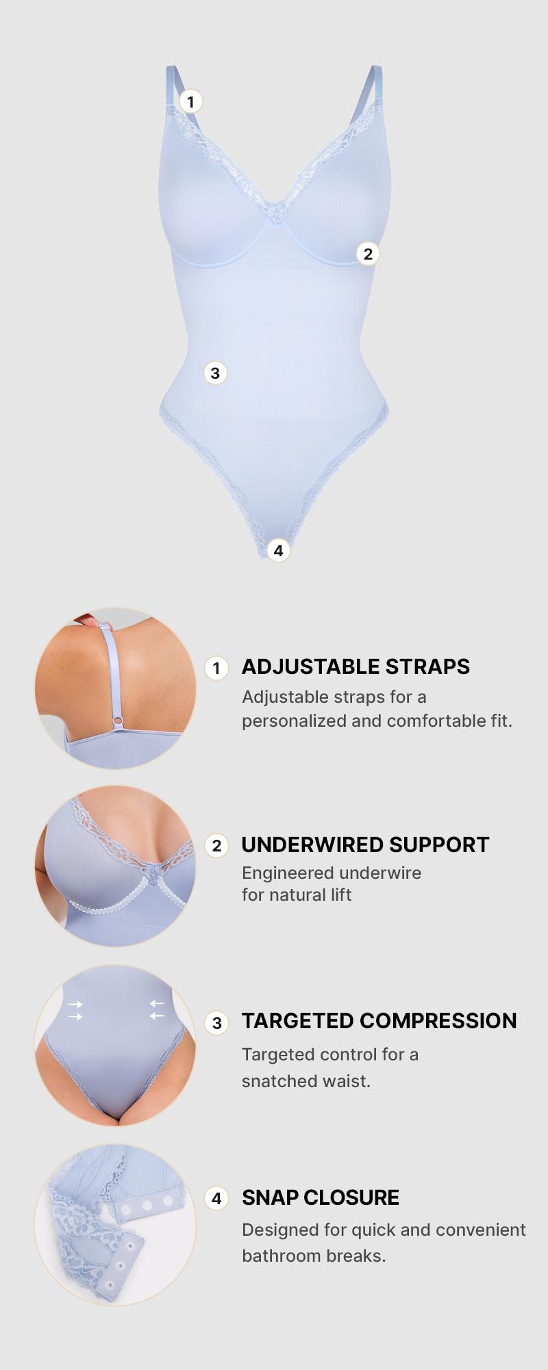 Shapellx OceanHug Oyster Reborn Smoothing Bodysuit for Comfortable Fit