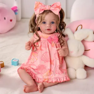 BABESIDE Lifelike Reborn Baby Dolls 20Inch Fabric body+vinyl limbs Real Life Baby Dolls with Toy Accessories For kids Age 3+ Suitable gifts for Mother's Day Valentine'sDay Children's Day & Christmas