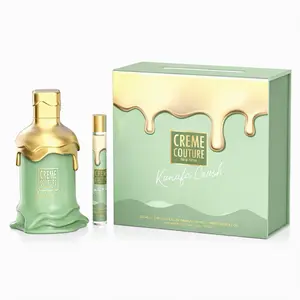 Creme Couture Kunafa Crush + 0.33 oz Roll On- Women - 3.4oz Edp by Emper