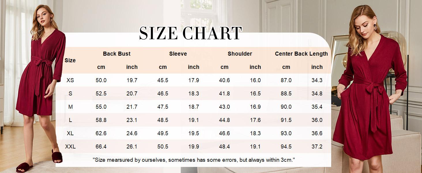 Womens Robe Lightweight Floral Print Short Knit Bathrobe Soft Ladies Sleepwear with Pockets Machine Washable Loungewear