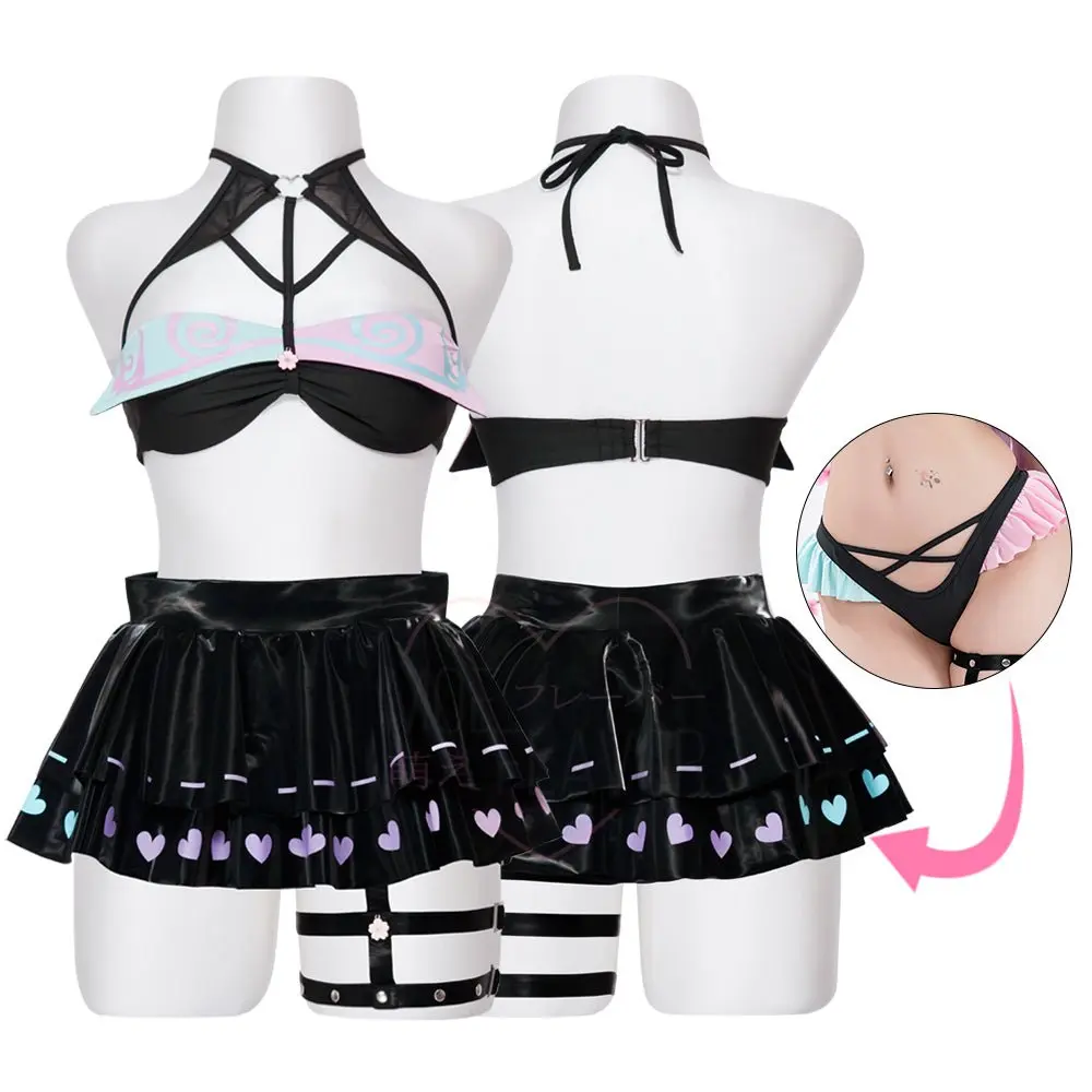 Silvervale Anime Vtuber Swimsuit (Combined)