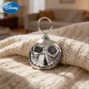 1PC Disney Officially Licensed The Nightmare Before Christmas Alloy Keychain  3D Figurine Bag Clip Charms Anime Peripheral Collector Kering Backpack Decor Durable Exquisite Alloy Gift