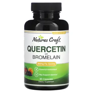 Nature's Craft Quercetin With Bromelain, 600 mg, 90 Capsules