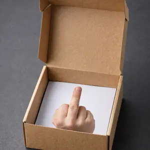 Anonymous Middle Finger Surprise Box - Gag Gift