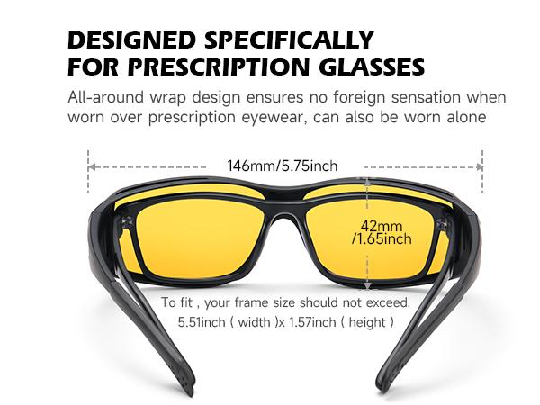 MEETSUN Wrap Around Sunglasses Unisex Polarized UV400 Protection Fit Over Prescription Glasses TAC HD TR90 Frame Men's Rugged Sunglasses