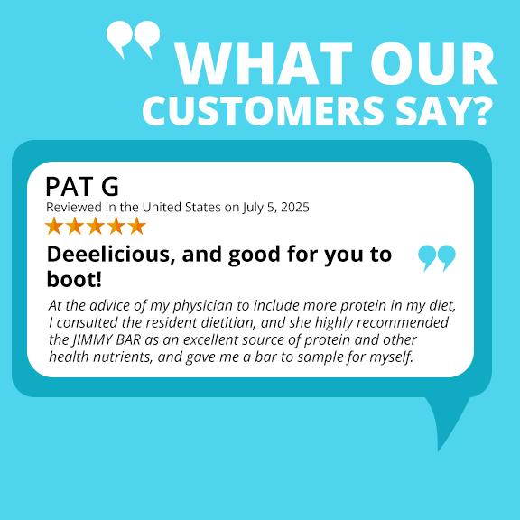 JiMMYBAR! Cookies 'n Cream Protein Bar - 19g Protein, 7g Sugar, Plant-Based Caffeine, Gluten-Free, 12 Count Box, High-Protein Peanut Chocolate Snack