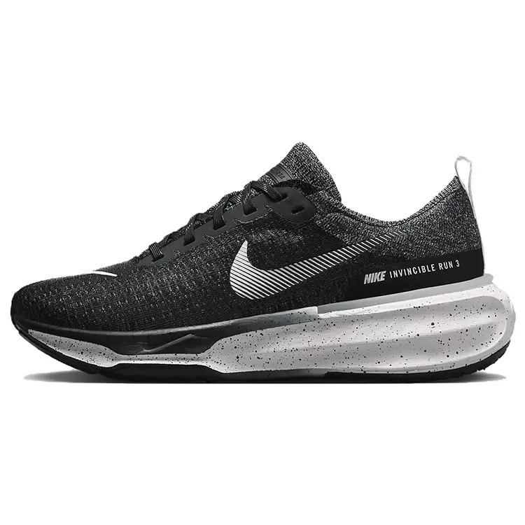 Nike ZoomX Invincible Run Flyknit 3 'Oreo' Medium Width Sports Sneaker - Flyknit Upper, Max Cushioning Daily Trainer for Running, Runs Slightly Small, Recovery, Long Runs