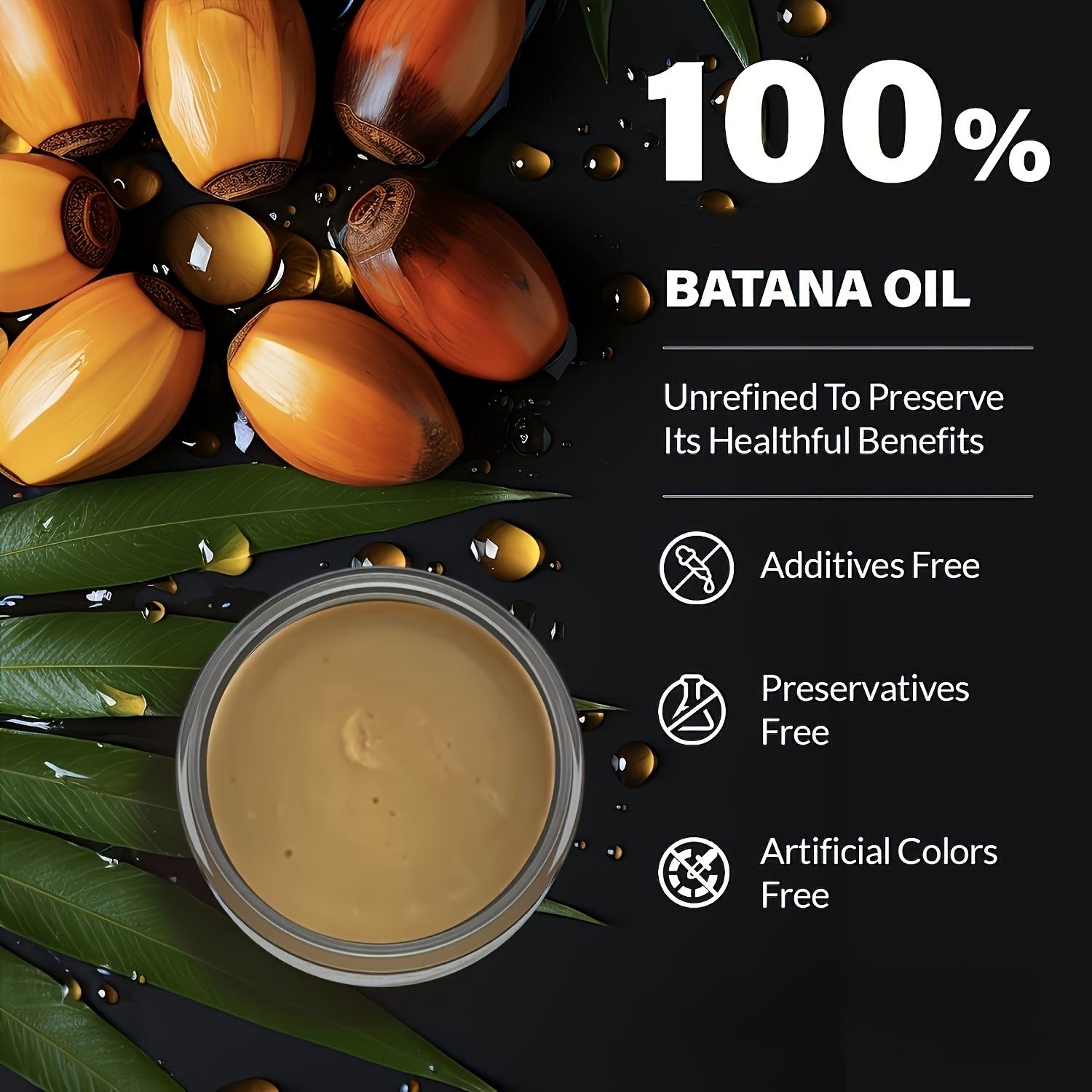 Batana Hair Growth Oil  Moisturize & Strengthen – Perfect Valentine’s Gift, Prevent Hair Loss, Restore Dry Damaged Hair 110g / 3.88oz