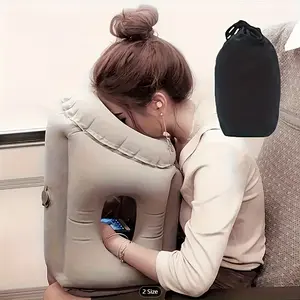 Inflatable travel pillow — a portable head and neck rest suitable for air travel, cars, buses, trains, office naps, and camping. Ergonomically designed, compact and lightweight, soft and comfortable, delivering an unparalleled experience.