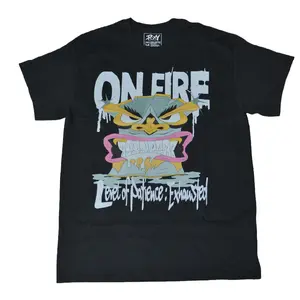 REPXY ON FIRE Graphic t-shirt -premium cotton streetwear