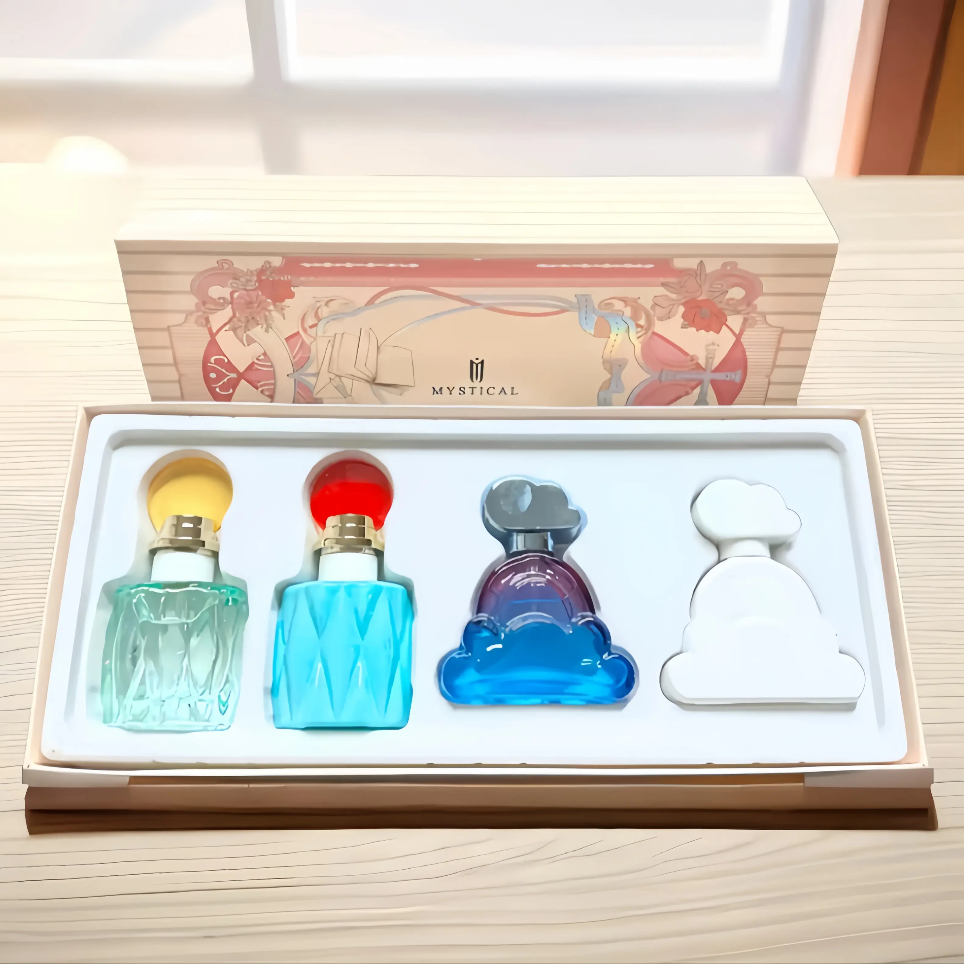 Mysterious Dream Women Perfume Gift Set | 4 x 30ml EDP, Sweet Girly Scent Collection, Aquatic Citrus Herbal Woody Creamy Fragrances,, Luxury Gift Box for Girlfriend Bestie, Holiday Gift for Christmas Valentine’s Day Thanksgiving，vanilla，perfume for women