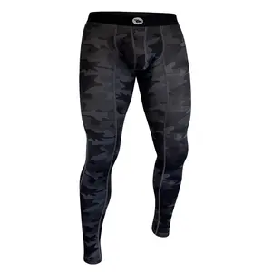 Nylon Camo Compression Pant A, B, C or D Pouch Running Tights leggings Athletic base layer Mens leggings Thermals Long Johns jeggings