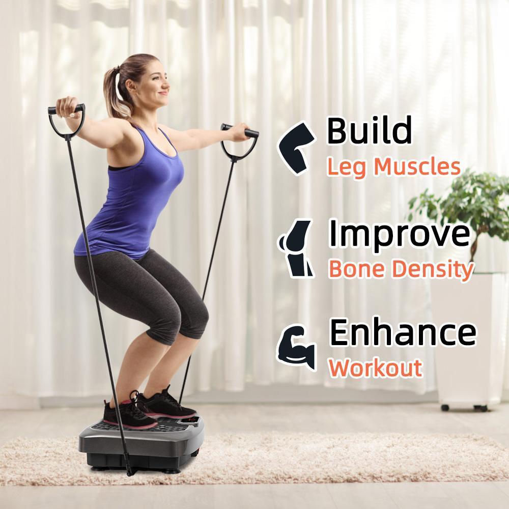 Vibration Plate Exercise Machine w/ Remote Control, Lymphatic Drainage Machine, Whole Body Workout Vibration Platform for Toning up, Fitness & Wellness, body firmness Home & Office, FathersDayGift Vibration Plate Exercise Machine w/ Remote Control, Lymphatic Drainage Machine, Whole Body Workout Vibration Platform for Toning up, Fitness & Wellness, body firmness Home & Office, FathersDayGift