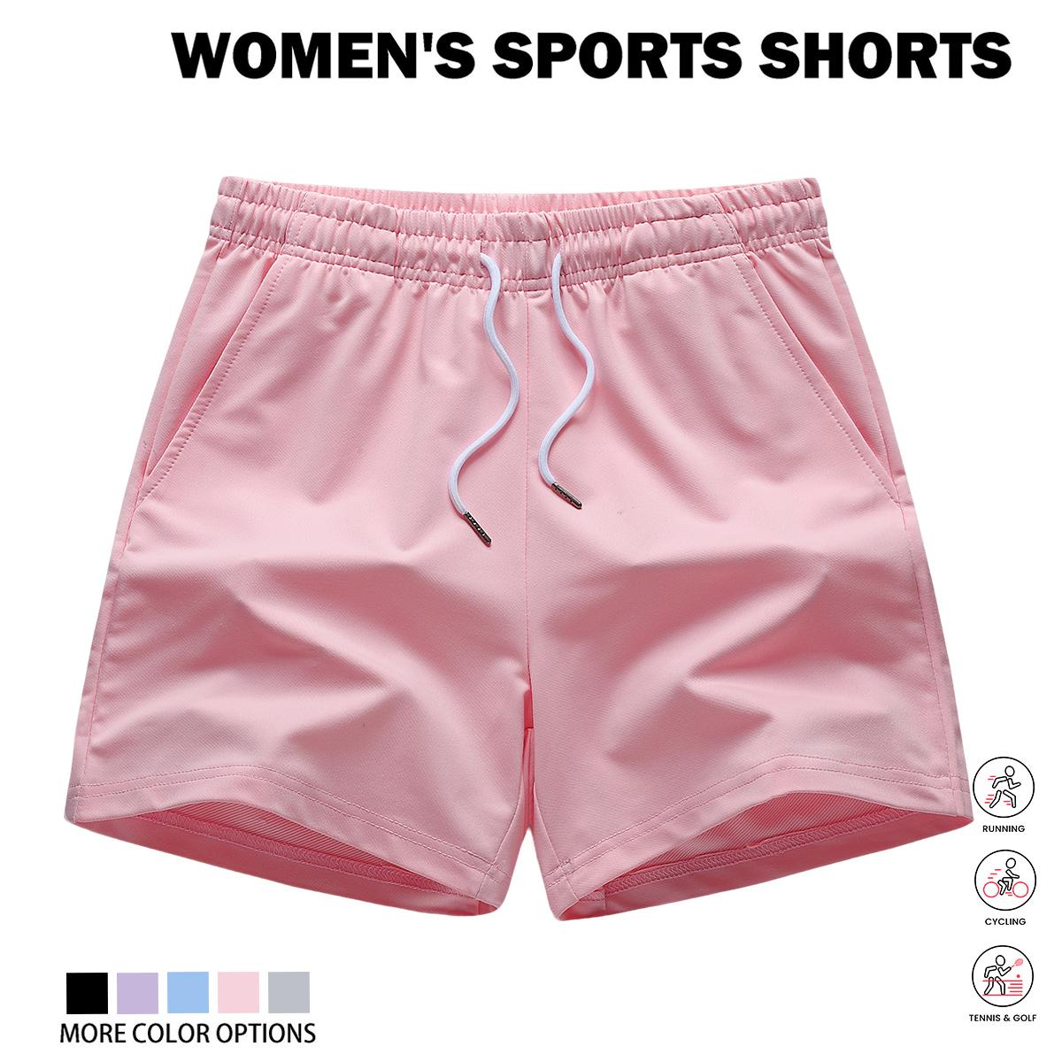 4-piece women's solid-color basic casual home pants, available in , soft and comfortable, trendy colors, basic style, with pocket design, waist drawstring, can be used as home wear, women's nightwear, for summer wear, suitable as a gift for women