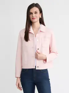 Denim Jacket with Patch Pockets