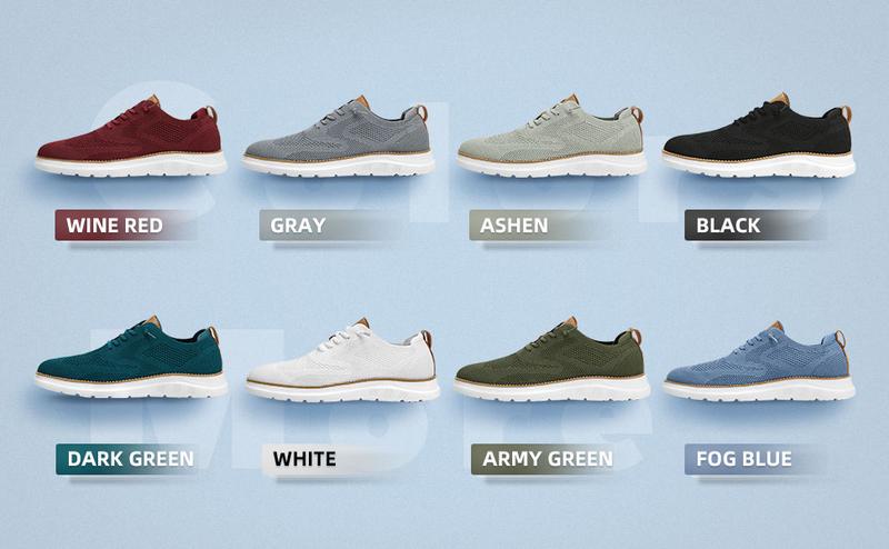 Mens Casual Dress Oxfords Shoes Fashion Mesh Business Walking Work Slip on Sneakers Comfortable Lightweight Soft Sole Red Boy Running