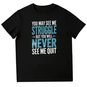 Men’s Motivational T-Shirt – Perfect for Fitness and Gym Wear