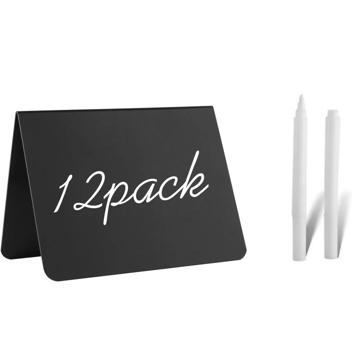 12 Pack 4"x3"Mini Chalkboard Signs for Chalk Sign for Food - Party - Buffet - Table Sign Chalkboard - Wedding - Bakery - Small