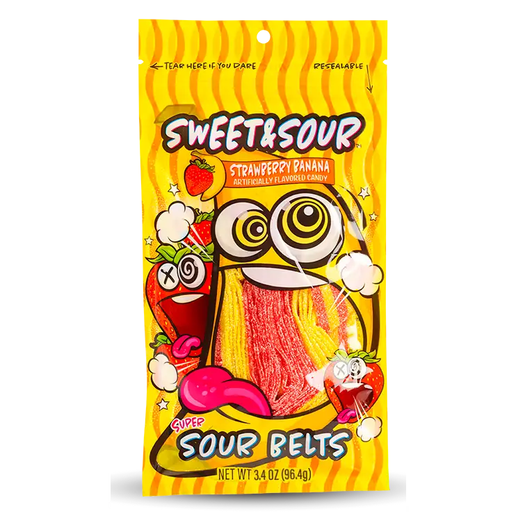 Strawberry Banana Sour Belts
